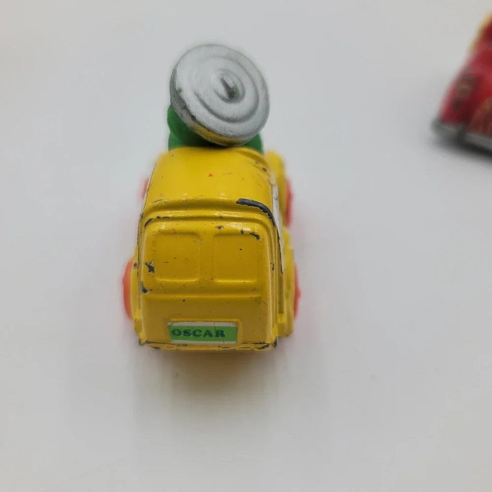 Vintage Sesame Street Playskool Diecast Cars Bert Oscar Ernie 1981 1983 Lot of 3